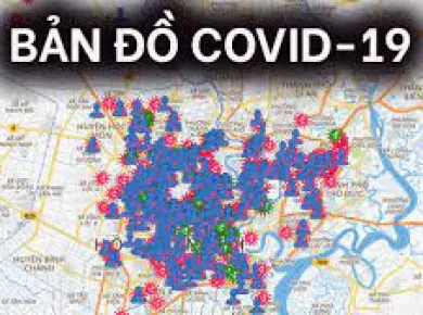 Cách xem bản đồ vùng xanh vùng đỏ Covid-19 tphcm